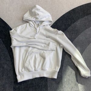 h&m white hoodie size US small women’s